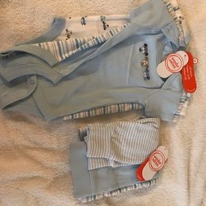 3 pc set onesies and pants